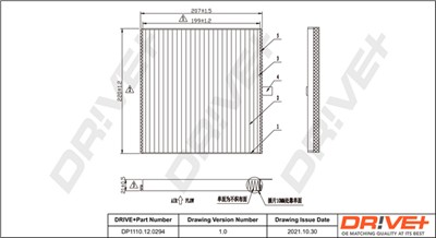 Dr!ve+ DP1110.12.0294 Číslo výrobce: DFC0105C. EAN: 5907714154744.