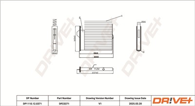 Dr!ve+ DP1110.12.0371 Číslo výrobce: DFC0371. EAN: 5907714166570.