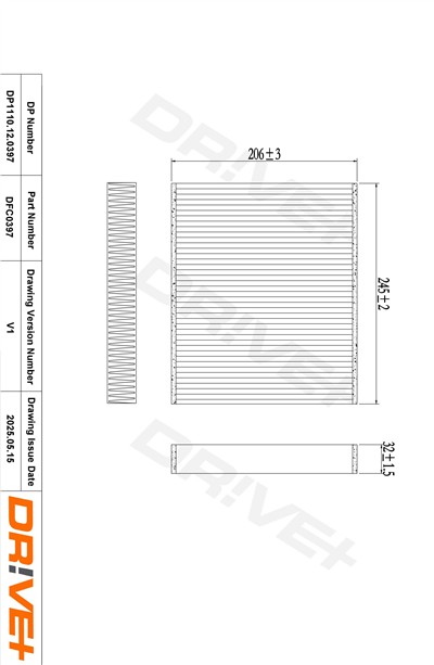 Dr!ve+ DP1110.12.0397 Číslo výrobce: DFC0397. EAN: 5907714199271.