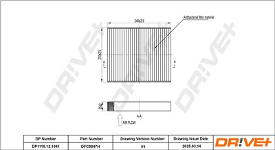 Dr!ve+ DP1110.12.1041 Číslo výrobce: DFC0047H. EAN: 7630556928256.