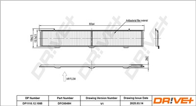Dr!ve+ DP1110.12.1085 Číslo výrobce: DFC0049H. EAN: 7630556928690.
