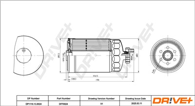 Dr!ve+ DP1110.13.0024 Číslo výrobce: DFF0024. EAN: 5907714164651.