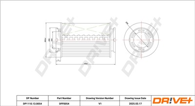 Dr!ve+ DP1110.13.0054 Číslo výrobce: DFF0054. EAN: 5907714164736.