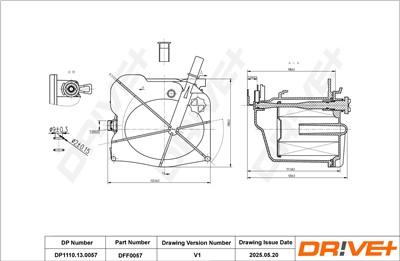 Dr!ve+ DP1110.13.0057 Číslo výrobce: DFF0057. EAN: 5907714164200.