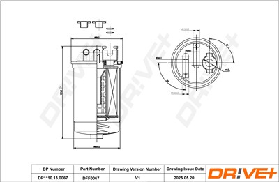 Dr!ve+ DP1110.13.0067 Číslo výrobce: DFF0067. EAN: 5907714164378.