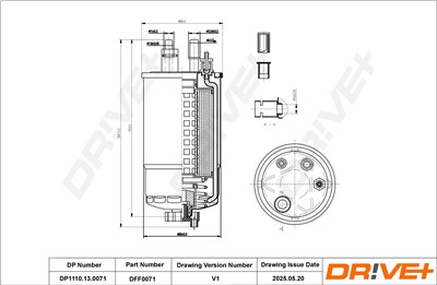 Dr!ve+ DP1110.13.0071 Číslo výrobce: DFF0071. EAN: 5907714164576.