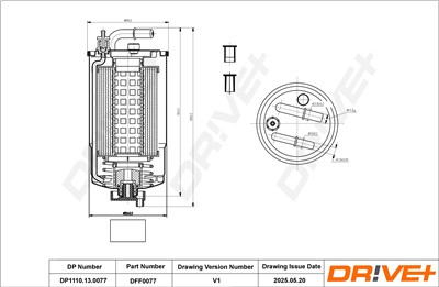 Dr!ve+ DP1110.13.0077 Číslo výrobce: DFF0077. EAN: 5907714164569.
