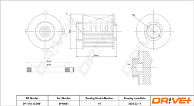 Dr!ve+ DP1110.13.0081 Číslo výrobce: DFF0081. EAN: 5907714164781.