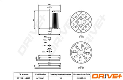 Dr!ve+ DP1110.13.0107 Číslo výrobce: DFF0107. EAN: 5907714154966.