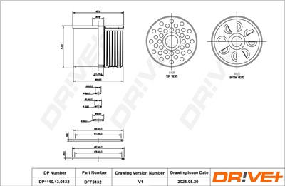 Dr!ve+ DP1110.13.0132 Číslo výrobce: DFF0132. EAN: 5907714155215.