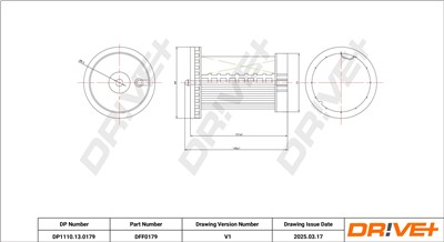 Dr!ve+ DP1110.13.0179 Číslo výrobce: DFF0179. EAN: 5907714168437.
