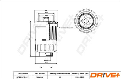 Dr!ve+ DP1110.13.0211 Číslo výrobce: DFF0211. EAN: 5907714168758.