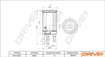 Dr!ve+ DP1110.13.0223 Číslo výrobce: DFF0223. EAN: 5907714168871.