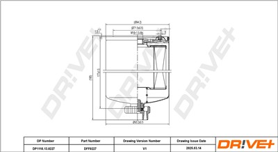 Dr!ve+ DP1110.13.0227 Číslo výrobce: DFF0227. EAN: 5907714168918.