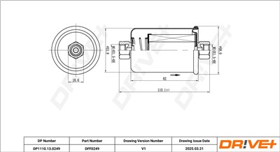 Dr!ve+ DP1110.13.0249 Číslo výrobce: DFF0249. EAN: 5907714169137.