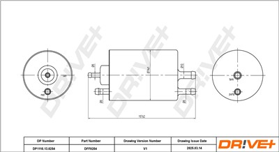Dr!ve+ DP1110.13.0254 Číslo výrobce: DFF0254. EAN: 5907714169182.