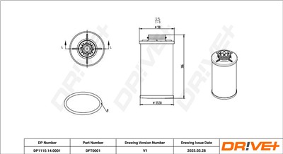 Dr!ve+ DP1110.14.0001 Číslo výrobce: DFT0001. EAN: 5907714155543.