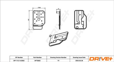 Dr!ve+ DP1110.14.0002 Číslo výrobce: DFT0002. EAN: 5907714155550.