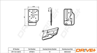 Dr!ve+ DP1110.14.0015 Číslo výrobce: DFT0015. EAN: 5907714155680.