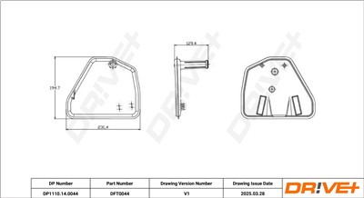 Dr!ve+ DP1110.14.0044 Číslo výrobce: DFT0044. EAN: 5907714155970.
