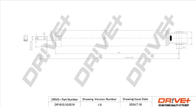 Dr!ve+ DP1610.10.0519 Číslo výrobce: DSS0519. EAN: 7630556941910.