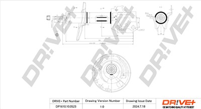 Dr!ve+ DP1610.10.0523 Číslo výrobce: DSS0523. EAN: 7630556941958.