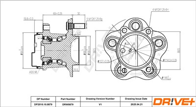 Dr!ve+ DP2010.10.0879 Číslo výrobce: DRW0879. EAN: 7640250078232.