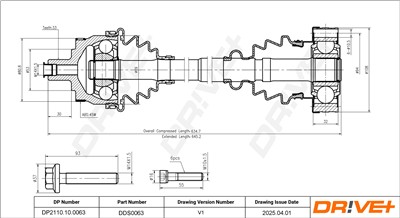 Dr!ve+ DP2110.10.0063 Číslo výrobce: DDS0063. EAN: 5907714188312.