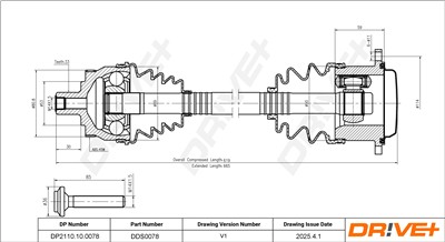 Dr!ve+ DP2110.10.0078 Číslo výrobce: DDS0078. EAN: 5907714188466.