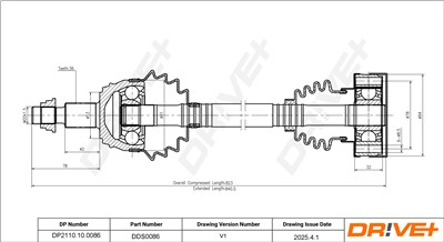 Dr!ve+ DP2110.10.0086 Číslo výrobce: DDS0086. EAN: 5907714188541.
