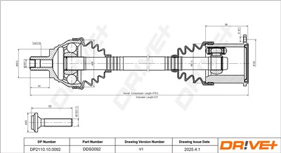 Dr!ve+ DP2110.10.0092 Číslo výrobce: DDS0092. EAN: 5907714188602.