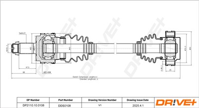 Dr!ve+ DP2110.10.0108 Číslo výrobce: DDS0108. EAN: 5907714188763.