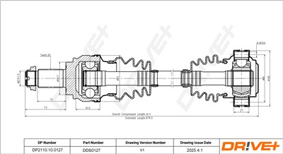 Dr!ve+ DP2110.10.0127 Číslo výrobce: DDS0127. EAN: 5907714188954.