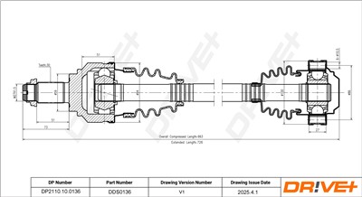 Dr!ve+ DP2110.10.0136 Číslo výrobce: DDS0136. EAN: 5907714189043.