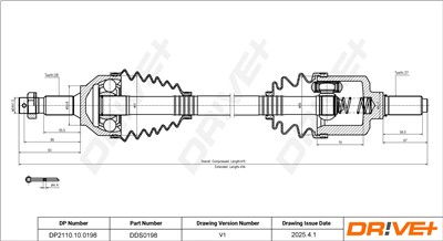 Dr!ve+ DP2110.10.0198 Číslo výrobce: DDS0198. EAN: 5907714189661.
