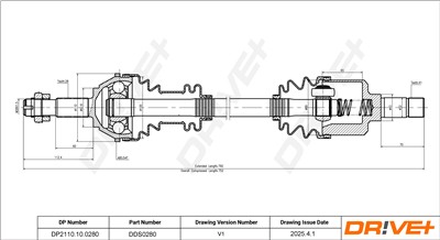Dr!ve+ DP2110.10.0280 Číslo výrobce: DDS0280. EAN: 5907714190483.