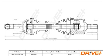 Dr!ve+ DP2110.10.0292 Číslo výrobce: DDS0292. EAN: 5907714190605.