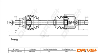 Dr!ve+ DP2110.10.0293 Číslo výrobce: DDS0293. EAN: 5907714190612.