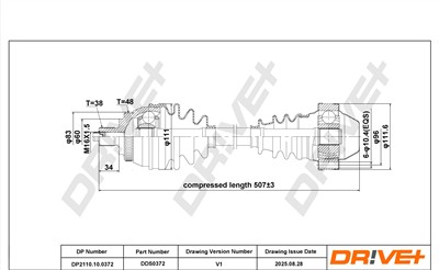 Dr!ve+ DP2110.10.0372 Číslo výrobce: DDS0372. EAN: 5907714191404.