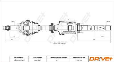 Dr!ve+ DP2110.10.0465 Číslo výrobce: DDS0465. EAN: 5907714192333.