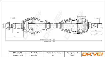 Dr!ve+ DP2110.10.0503 Číslo výrobce: DDS0503. EAN: 5907714192715.