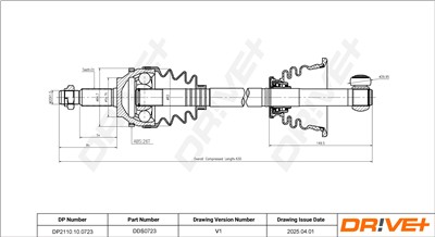Dr!ve+ DP2110.10.0723 Číslo výrobce: DDS0723. EAN: 5907714194917.