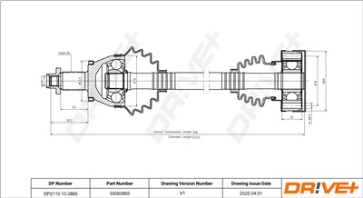 Dr!ve+ DP2110.10.0885 Číslo výrobce: DDS0885. EAN: 5907714196539.