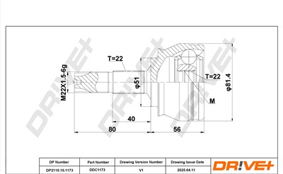 Dr!ve+ DP2110.10.1173 Číslo výrobce: DDC1173. EAN: 5907714181665.