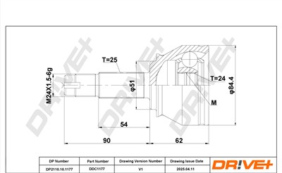 Dr!ve+ DP2110.10.1177 Číslo výrobce: DDC1177. EAN: 5907714181702.