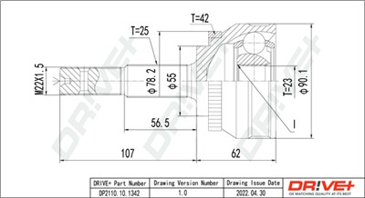 Dr!ve+ DP2110.10.1342 Číslo výrobce: DDC1342.