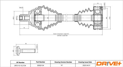 Dr!ve+ DP2110.10.2134 Číslo výrobce: DDS2134. EAN: 7630556911241.