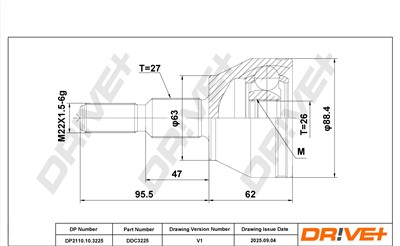 Dr!ve+ DP2110.10.3225 Číslo výrobce: DDC3225. EAN: 0.