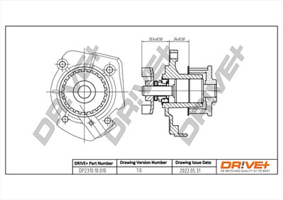 Dr!ve+ DP2310.10.010 Číslo výrobce: DCW0010. EAN: 7640250072339.