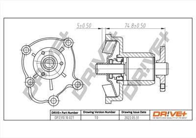Dr!ve+ DP2310.10.027 Číslo výrobce: DCW0027. EAN: 7640250072506.